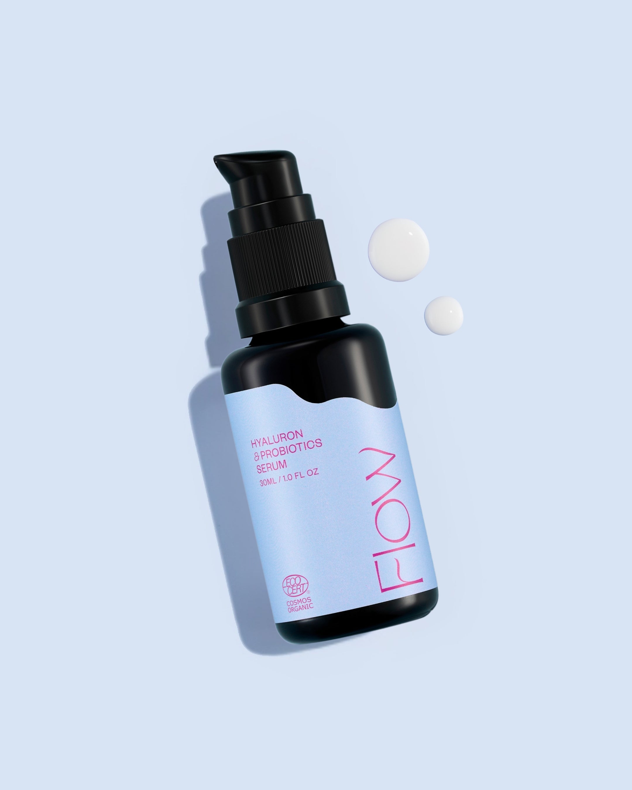 Hyaluron & Probiotics Serum syväkosteuttava hyaluronihapposeerumi Cosmos Organic