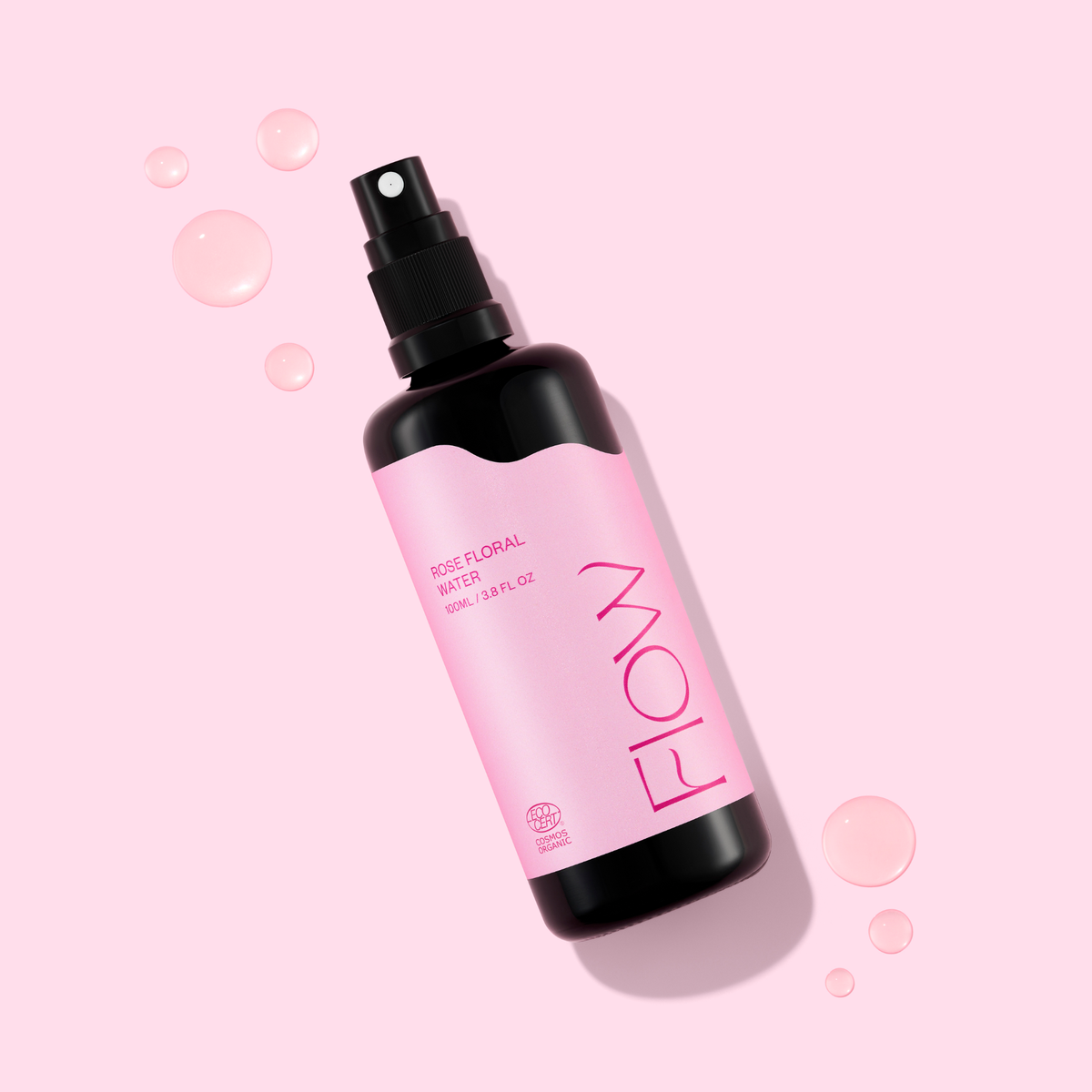 Rose Floral Water -luomuruusuvesi Flow Cosmetics Ecocert Cosmos Organic