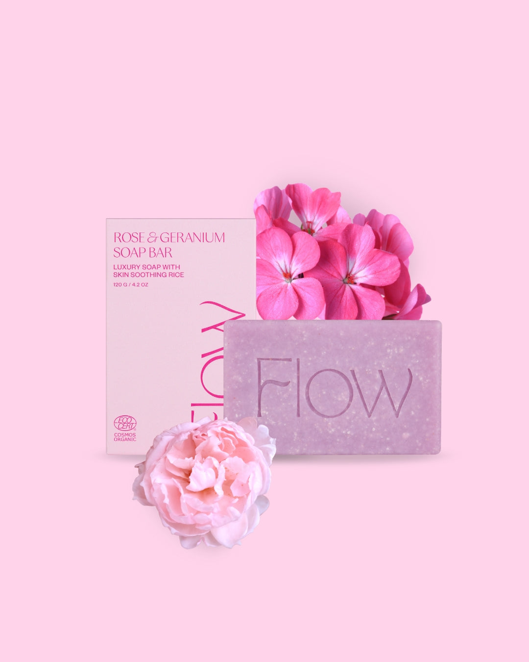 Rose & Geranium bar soap