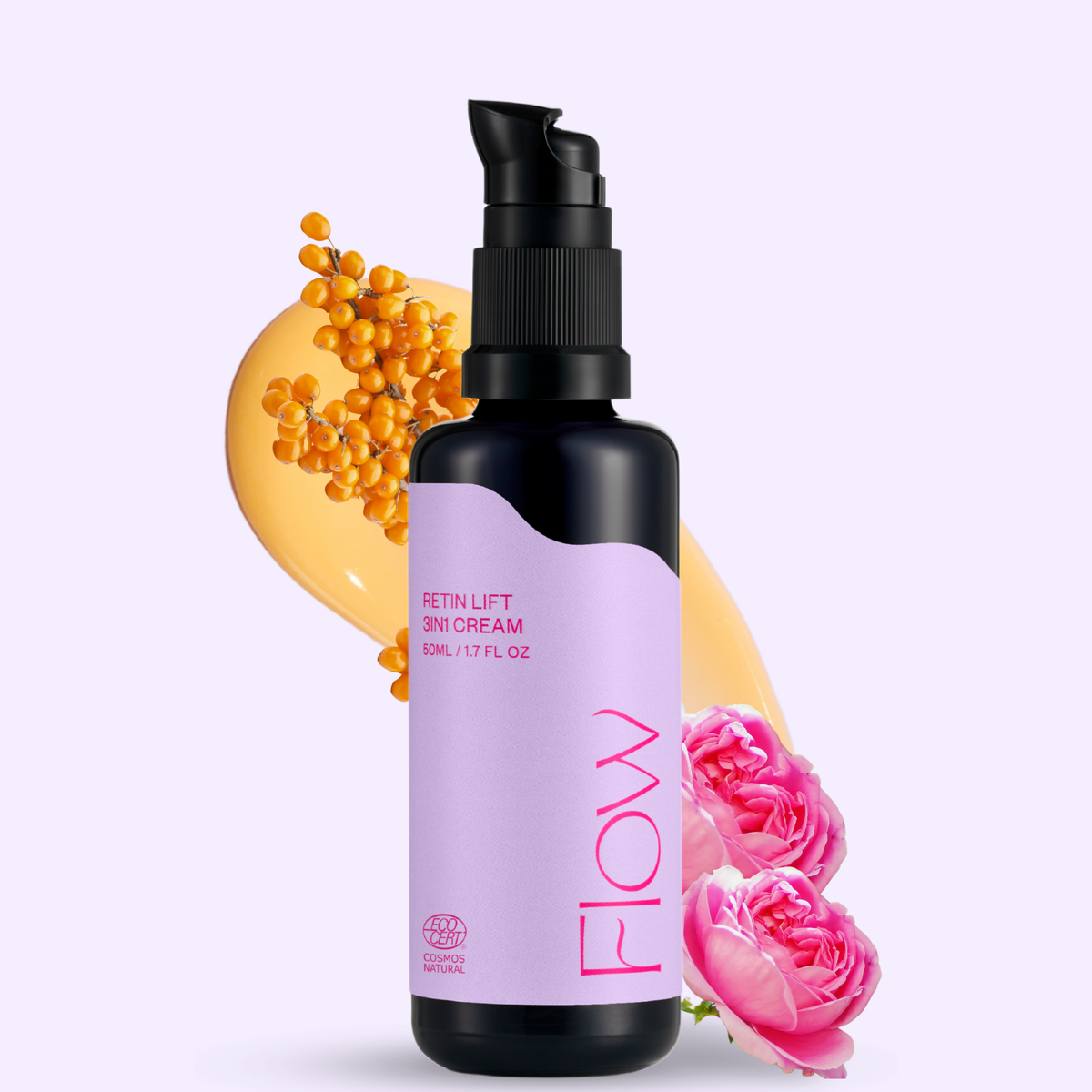 Retin Lift 3-in-1 Vegan Face Cream Cosmos Natural for Aging Skin