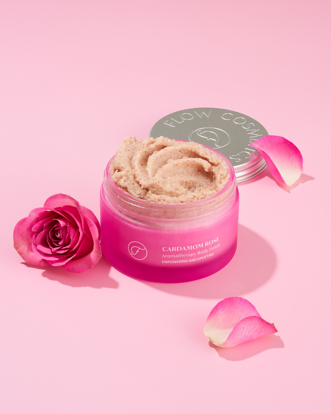 Cardamom Rose aromatherapeutic body polish