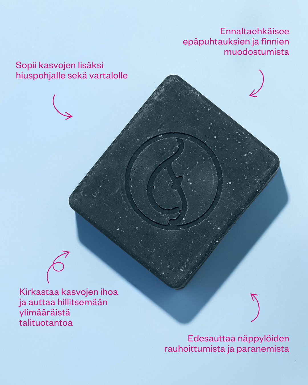 Detox Soap with Tea Tree and Activated Charcoal for oily and impure skin