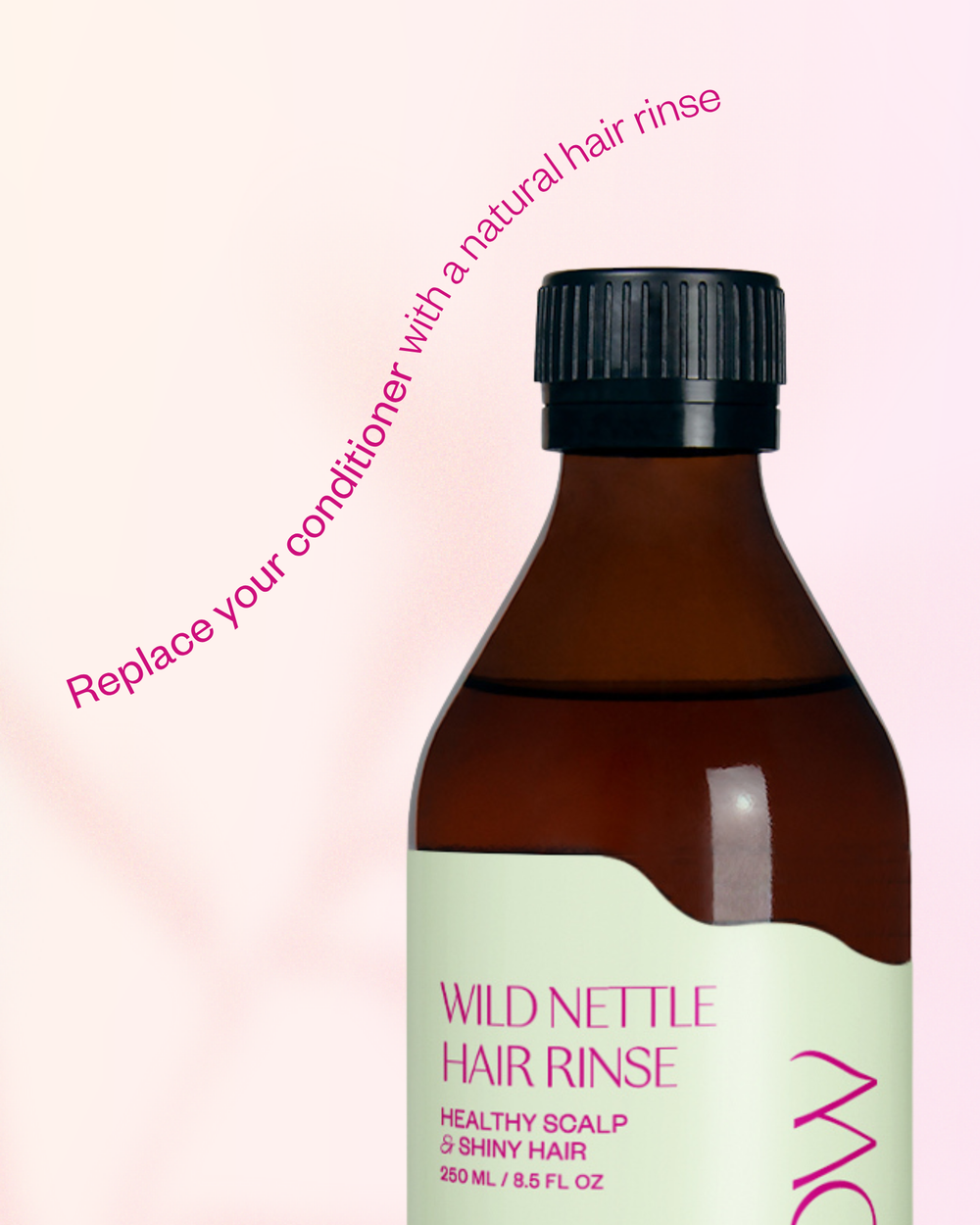 Wild Nettle treatment rinse for dandruff and scalp itching | Flow Cosmetics
